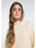 IZIA Damen Strick Pullover in Creme