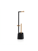 relaxdays WC Garnitur in Schwarz - (B)16 x (H)66,5 x (T)11 cm