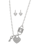 faina Women Jewelry Set in silver