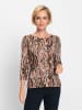 WITT WEIDEN Shirt in camel-terra-bedruckt
