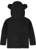 Normani Outdoor Sports Kinder Teddy Jacke „Barvas“ in Schwarz