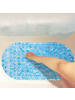 relaxdays Badewannenmatte in Blau - (B)68 x (T)35,5 cm