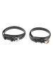 Urban Classics Belts in black/silver+black/gold