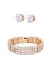faina Women Jewelry Set in rose gold white