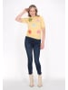 usha FESTIVAL Women Sweater in yellow cream