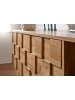 KADIMA DESIGN Eichen-Dekor Lowboard, TV-Unterschrank, Aufbewahrung, bis 70-Zoll TV