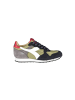 Diadora Grüne Leder-Sneaker