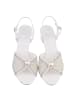 Ital-Design High-Heel Sandalette in Weiß