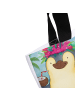 Mr. & Mrs. Panda Büchertasche Pinguin Kokosnuss Design mit Spruch in Weiß