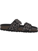 Palado Pantoletten Samos GS Leo Premium Leather in Grau