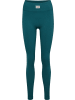 Sportleggings "Pulse Seamless Rib Mw Tights" in Grün