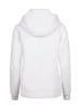 Merchcode Merchcode Ladies Leopard Heart Heavy Hoody in white