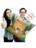 Mr. & Mrs. Panda Kopfkissen Bär Baby Design ohne Spruch in Weiß