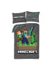 Minecraft Minecraft Bettwäsche 140 × 200 cm Bettbezug Kissenbezug 70 × in Mehrfarbig