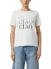 comma T-Shirt in weiß