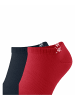 Burlington Sneaker-Socken Doppelpack in Red pepper