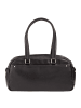 DuDu Pocket Schultertasche Leder 33 cm in nero
