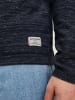 Jack & Jones Dünner Langarm Strickpullover Basic Sweater Meliert JCOBERG in Navy