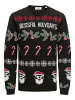 Only&Sons Pullover 'XMAS REG 5 ALLOVER' in schwarz