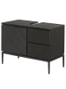 home24 Waschbeckenunterschrank IKON in Schwarz
