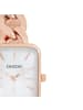 Oozoo Analog-Armbanduhr Oozoo Timepieces rosegold extra groß (ca. 22,5x28,5mm)