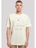 F4NT4STIC Heavy Oversize T-Shirt Pinguin Knut & Jan Hamburg in sand