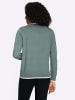 Sieh an! Langarm-Pullover in jade-ecru