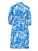 Betty Barclay Hemdblusenkleid mit Knopfleiste in Blau/Weiß