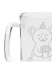Mr. & Mrs. Panda Bierkrug Koala Pommes ohne Spruch in Transparent