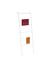 relaxdays Handtuchleiter in Weiß - (B)55,5 x (H)160,5 x (T)10 cm