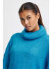 ICHI Rollkragenpullover in blau