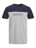 Jack & Jones Shirt 'Dan Blocking' in grau