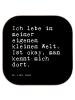 Mr. & Mrs. Panda Bierdeckel Ich lebe in meiner... mit Spruch in Schwarz