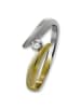 GoldDream Goldring 333 Gelbgold - 8 Karat, 333 Weißgold - 8 Kt, Bicolor Größe 56 (17,8)