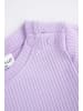Coccodrillo Langarm-Rippenbluse in violett
