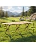 Outsunny Campingtisch,117cm x 60cm x 44cm,natur
