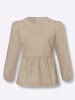 Heine Schlupf-Bluse in beige