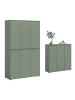 ebuy24 Schlafzimmer-Set Scarpa (2-teilig) Staubgrün 235 x 37 cm