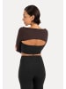 SMILODOX Longsleeve Bolero Neola in Braun