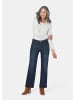 GOLDNER Jeans Klassische Denimhose, dezente Waschung in dunkelblau
