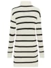 Kangaroos Strickkleid in Offwhite-schwarz