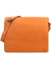 Jost Futura Umhängetasche L Leder 35 cm Laptopfach in cognac