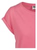 Urban Classics Urban Classics Damen Ladies Extended Shoulder Tee in pinkgrapefruit