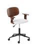 Beliani Bürostuhl GUNNISON in Braun/Grau - (W) 63 x (H) 74 x (L) 63 cm