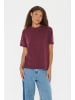 SAINT TROPEZ T-shirt LycianaSZ Oversize fit in Decadent Chocolate