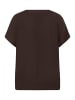 KAFFE curve Bluse kurzarm KCmille Loose fit in Black Coffee