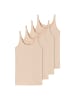 Schiesser T-Shirt 4er Pack in Beige (Sand)