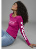 Kangaroos Langarmshirt in fuchsia
