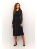 CULTURE Kleid CUshiny Feminine in Black w/ silver lurex