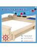 Outsunny Sandkasten 180L x 103B x 144,5H cm